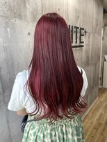 アラレ(ARARE)&nbsp;ピンクブラウン×インナーレッド