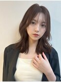 トレンドスタイル☆レイヤーミディ暗めグレージュ