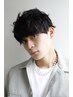 [眉カット付き・メンズ限定]Men'sカット+炭酸シャンプー+眉カット  ￥3850