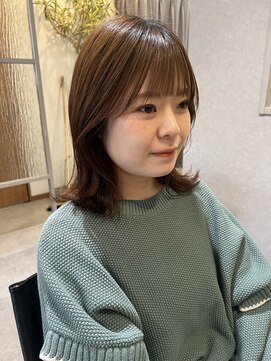 ジョワイユヘアーデザイン(Joyeux) joyeux似合わせ顔周りカット【有本のぞみ】