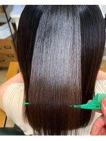 ヘアアトリエ ナイン 岡部店(hair atelier nine) メルティーカラー/似合わせカット/ウェーブミディアム/福島市