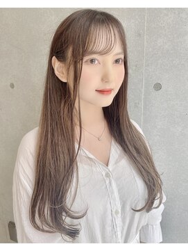 アッシュ 二子玉川店(Ash) レイヤーカット×ナチュラルストレート