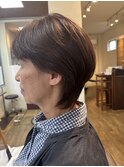 大人マッシュウルフショート