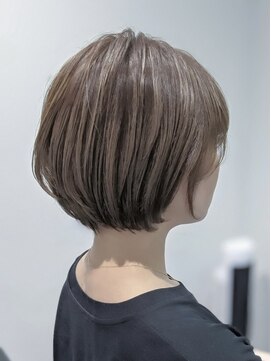 ジエクト 心斎橋 【似合わせカット】フェザーショート/マロンベージュ/ショート