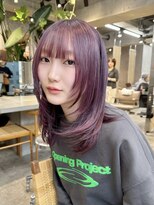 サンク 原宿 表参道(cinq)&nbsp;★ハイトーンダブルカラーミルクティーグレージュピンクベージュ