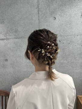 ルース(LOOSE) お呼ばれスタイル#立川#立川駅#縮毛矯正#髪質改善#ブリーチ