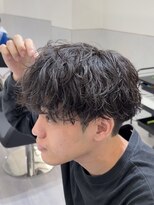 ビカムメンズヘアー 栄店(become men's hair)&nbsp;緩くふわっとキマるシャドウパーマ