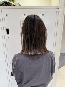 クレア 上大岡(CREA) 白髪ぼかしハイライト縮毛矯正ダブルカラー髪質改善30代40代50代