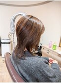 透明感◎韓国風くびれウルフミディ×ミルクティー30代４０代