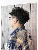 ヘアーリゾートノーブル(Hair Resort Noble) 【ツイストスパイラルパーマ】ツーブロックアクティブショート