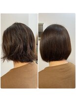 ノムラ理美容室&nbsp;形状補正トリートメントで髪質改善