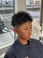 ホワイト(WHITE)&nbsp;フェードスパイキー