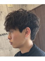 プロダクションズ 宇都宮(PRODUCTIONS) 波巻きシャドウパーマ 波巻きパーマ シャドウパーマ
