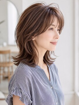 サーカス バイ ビュートリアム 青山(CIRCUS by BEAUTRIUM) レイヤー ハイライト 白髪ぼかし 30代 40代 青山 表参道