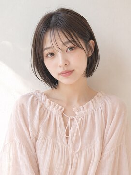 ノア 三宮店(NOA) 【NOA】韓国風タッセルボブ透け感小顔シースルーバング髪質改善
