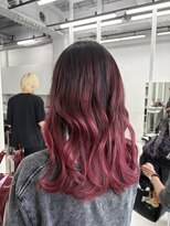アライブ ハラジュク(ALIVE harajuku)&nbsp;ブリーチインナーバレイヤージュグラデーションカラー夕貴
