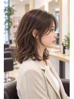 ネイヴスヘアー 香椎照葉店(Neivs Hair)&nbsp;大人ミディアムレイヤーのくびれウェーブ