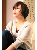 艶髪大人ショートボブ
