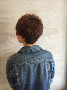 ヘアアンドビューティー クローバー(Hair&Beauty Clover) デニムonショート/アースカラー/メンズライク