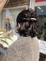 ヘアメイク リーフ 茂原店(HAIRMAKE Leaf) 大人かわいいヘアアレンジ