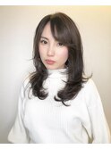 大人女子のフェミニンレイヤー☆MAKOTO