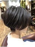 ショートボブ×グレーパール【LODAT横浜】
