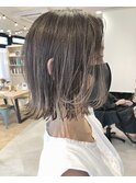 【PAAQ田中】極細ハイライト×グランジ切りっぱなしボブ