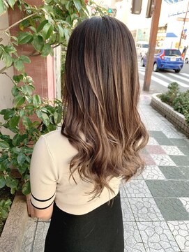 ボアップ 新居浜店(boappu) ＃ナチュラル＃バレイヤージュ＃グラデーション＃ケアブリーチ