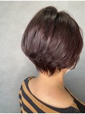 大人ショート/ニュアンスカラー/ボブショート/ヘルシースタイル