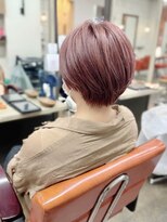 ベルクープス 天王寺店(Belle Coupes) 【BelleCoupes】平田澄香 ダブルカラーシアーピンクショートヘア