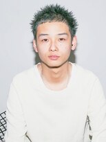 サル 代官山(SAL) 【SAL】スパイキーパンキッシュボウズ◎ブルーグリーン