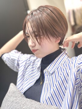 ジエクト 本店(The Ect) レイヤーショート/ワインレッド/バーガンディ/ボルドーカラー