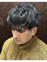 ヒロギンザ 新橋日比谷口店(HIRO GINZA)&nbsp;黒髪ツーブロックマッシュ