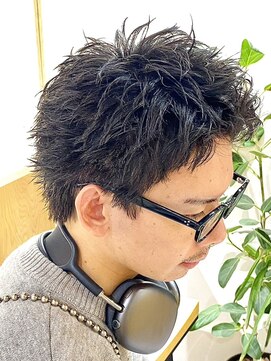 クオル 立川(QOL) スパイキーショート/メンズカット/メンズパーマ/眉毛
