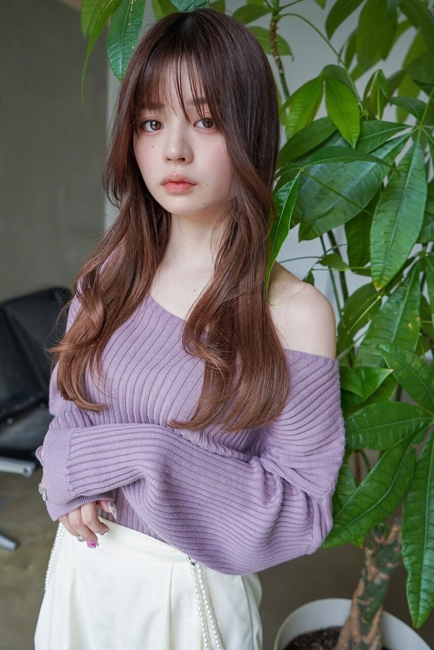 艶髪透明感カラー＋グローバルミルボンTr+最新美容マイクロバブル￥7900