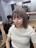 シカ 神戸三宮元町店(Cica)&nbsp;ハイトーン ミルクティー 前髪インナー 秋 三宮 元町