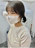 ◯結びたくなる顔まわりカット顔まわりレイヤー20代30代40代