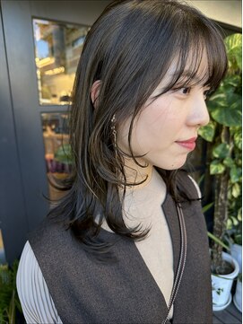 リサプラン(RISA plan) 顔回りレイヤースタイル≪西新/百道浜≫髪質改善/ツヤ髪