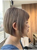 ミニボブ 顔周りレイヤー