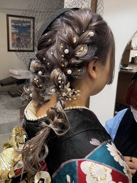 成人式ヘアアレンジ