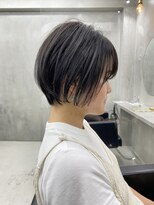 ベンジー 蔵前ii店(benji)&nbsp;大人可愛い丸みショートボブ×透明感カラー◎蔵前