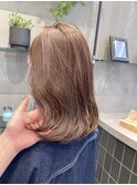 ダブルカラー 仙台 ウェットヘア レイヤーカットデザインカラー