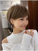 ショートヘア　ショートカット　大人ショート　30代 40代　広尾
