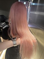 ペレ 栄店(PELE) デザインカラー/レイヤーカット/ウェットヘア/オリーブベージュ