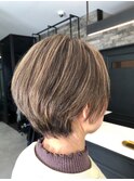 白髪ぼかしハイライトカラー