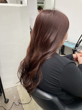 イレス 札幌円山店(IRESU) 切りっぱなしボブ/エアリーロング/美髪/ピンクブラウン/ショート