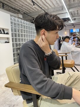 ハレケメリディッシュ(HAREKE meridish) 前下がり×ワンカールパーマ