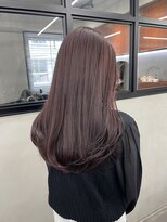 ニコ トウキョウ 渋谷(nico TOKYO)&nbsp;ワインレッド/赤髪/ロング/レイヤーカット/顔まわりレイヤー