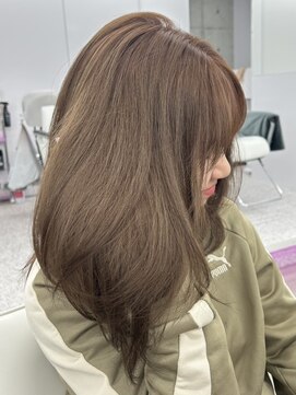 アイシー 表参道(ICY) 透明感【ブリーチカラー】ワンホンくすみベージュ