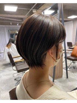 リンクエン(Link enn) 前髪/イメチェン/小顔カット/ネビージュ/ワンレン/黒髪/ボブルフ